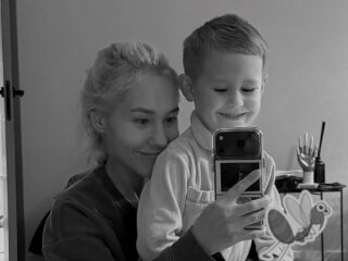 Даша Квіткова із сином