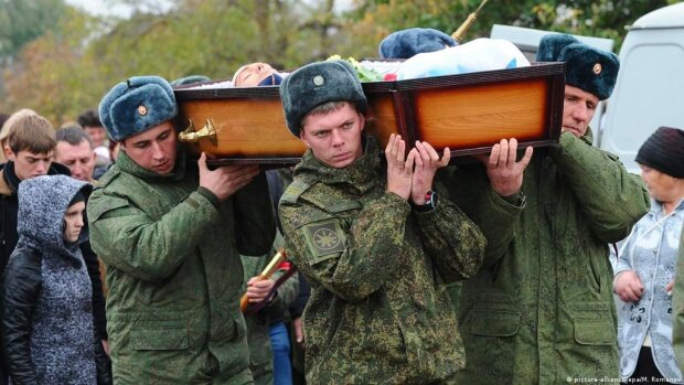 похороны российского оккупанта