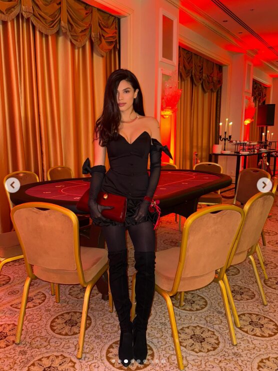 Скрин публикации Мишель Андраде