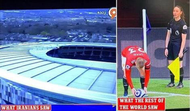 телеканал Ірану переривав трансляцію, щоб не показати ноги арбітра