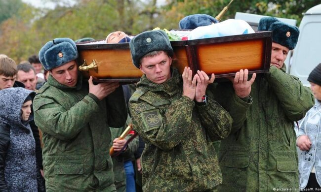 похороны российского оккупанта