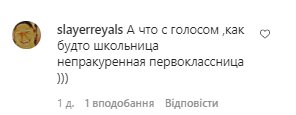 Комментарии со страницы Анны Седоковой в Instagram