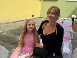 Леся Никитюк с племянницей, фото из соцсетей