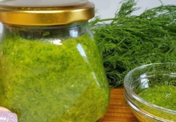 Соус из укропа, кадр из видео