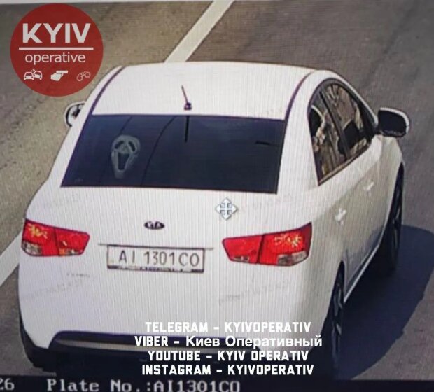 Автомобіль підозрюваного