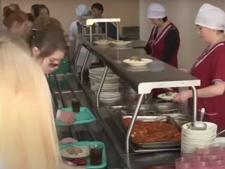 Школа, дети, столовая
