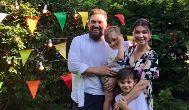 ведучий Григорій Герман з родиною