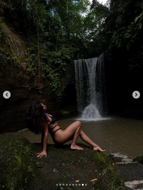 Скрин публикации Мишель Андраде