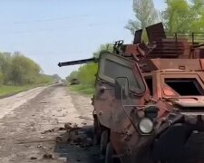 сожженная техника рашистов
