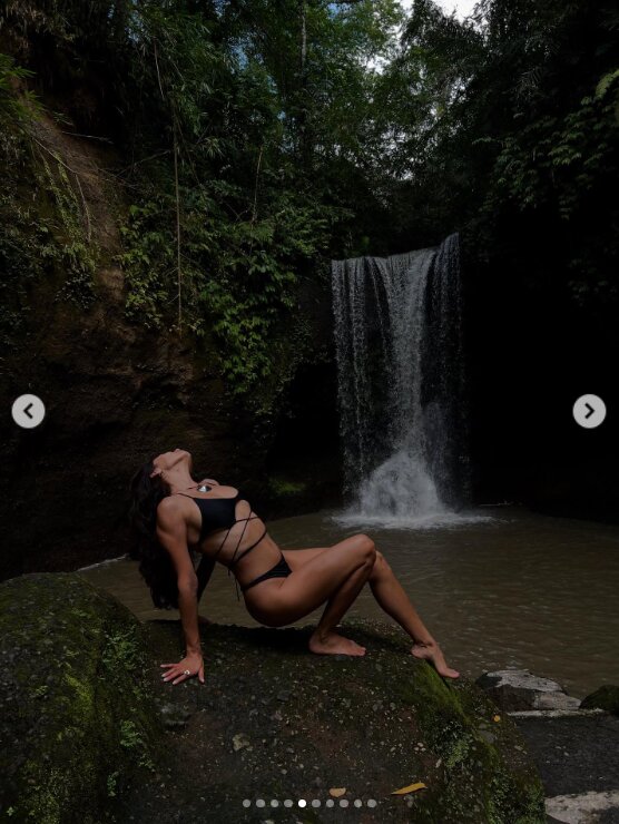 Скрин публикации Мишель Андраде