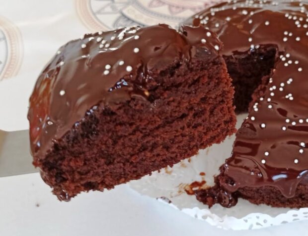 Шоколадный пирог, кадр из видео