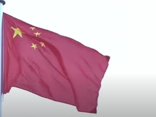 Флаг Китая. Фото: скриншот видео.