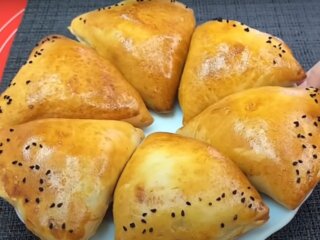 Пирожки с тройной начинкой, кадр из видео