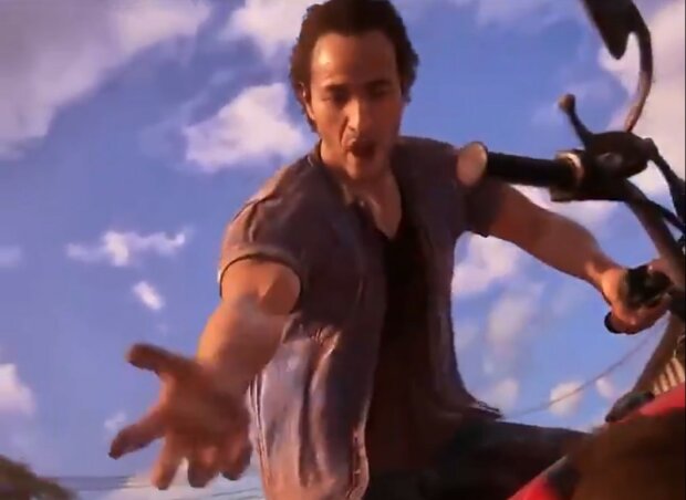 Uncharted 4 \\ кадр з гри