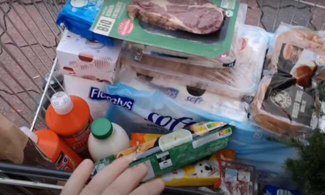 Продукти: скрін з відео