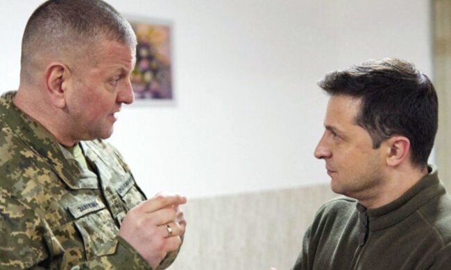 Валерій Залужний та Володимир Зеленський
