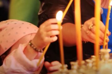 свічки, молитва, церква
