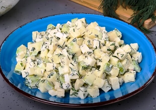 Салат из кабачков "3 копейки", кадр из видео