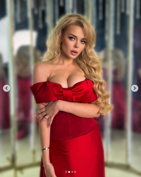 Скрин публікації Аліни Гросу в Instagram