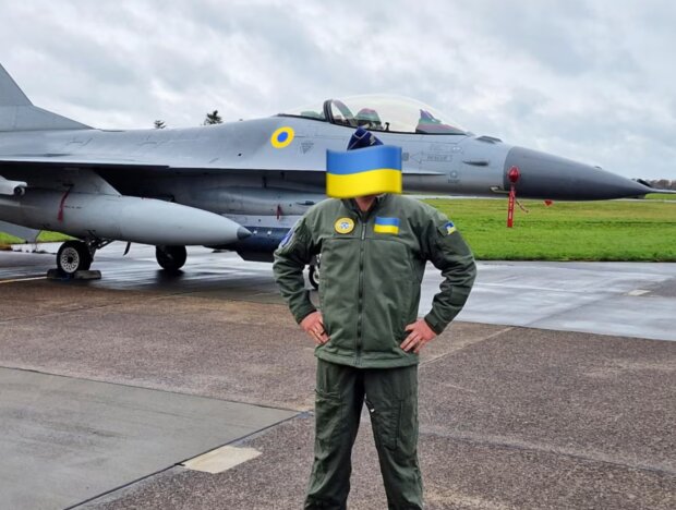 Льотчик ВПС України з позивним "Фантом" та F-16