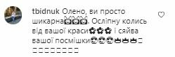 Коментарі на пост Олени Кравець в Instagram