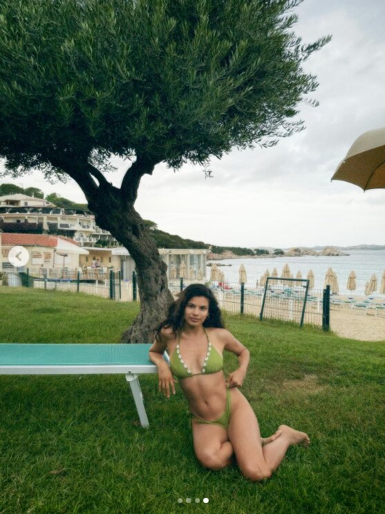 Скрин публикации Мишель Андраде