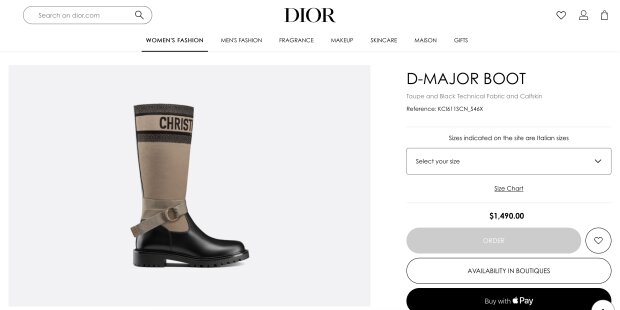 Взуття від французького бренду Christian Dior з колекції 2020-21