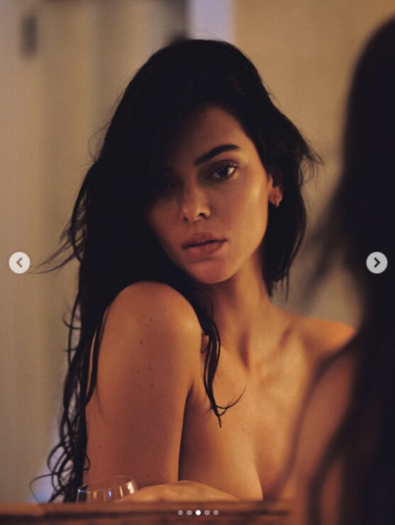 Скрин публикации Кендалл Дженнер