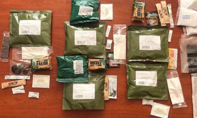 бійцям ООС почали видавати сухі пайки радянського зразка