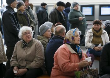 Пенсіонери: скрін з відео