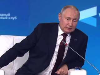 Владимир путин, кадр из интервью