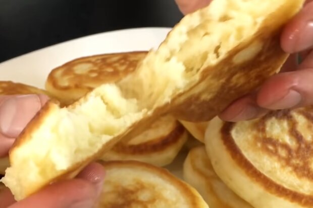 Необычные оладьи, кадр из видео