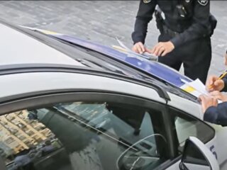 Штраф: скрин с видео