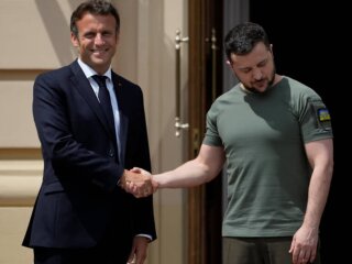 Еммануель Макрон та Володимир Зеленський, фото: Офіс Президента