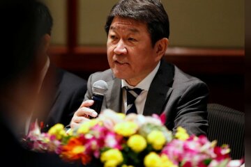 Міністр закордонних справ Японії Тошиміцу Мотегі // фото REUTERS