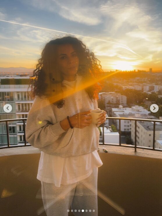 Скрин публикации Насти Каменских