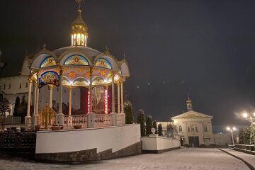 Церковь, снег, фото из соцсетей
