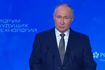 Владимир путин, кадр из выступления