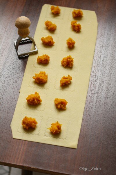 равиоли с тыквой