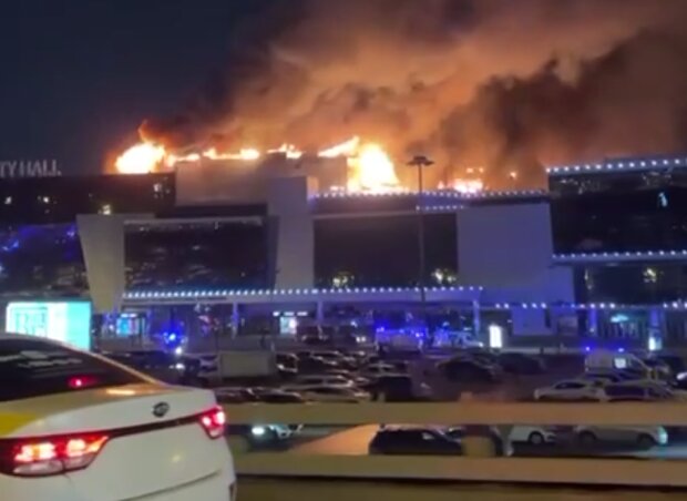 Теракт в Москве, кадр из видео