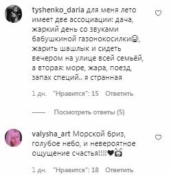 Коментарі на пост Віри Брежнєвої в Instagram