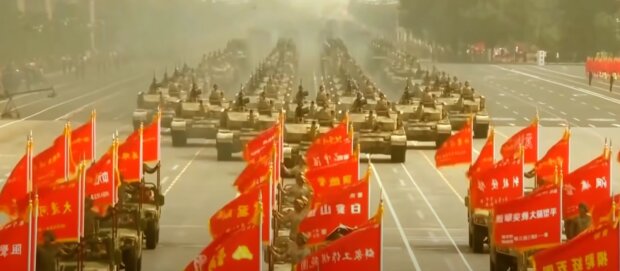 Армия Китая: скрин с видео