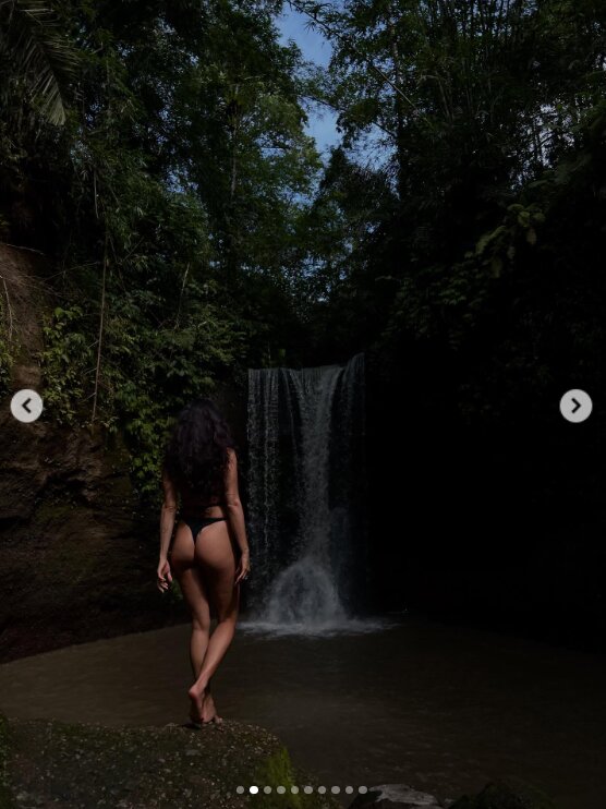 Скрин публикации Мишель Андраде