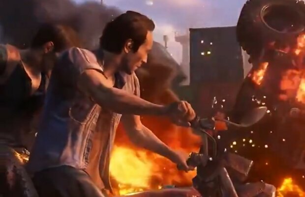 Uncharted 4 \\ кадр з гри