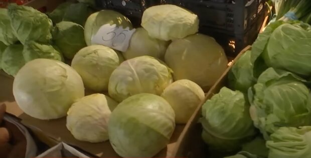 капуста, овощи, базар