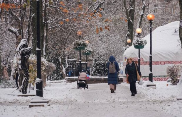 Зима, украинцы, снег, фото: Новини. Live