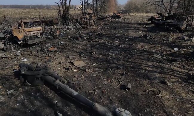 спалена техніка рашистів