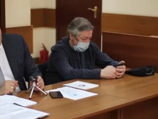 Михаил Ефремов в суде, скриншот