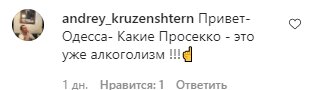 Комментарии со страницы Славы Каминской в Instagram