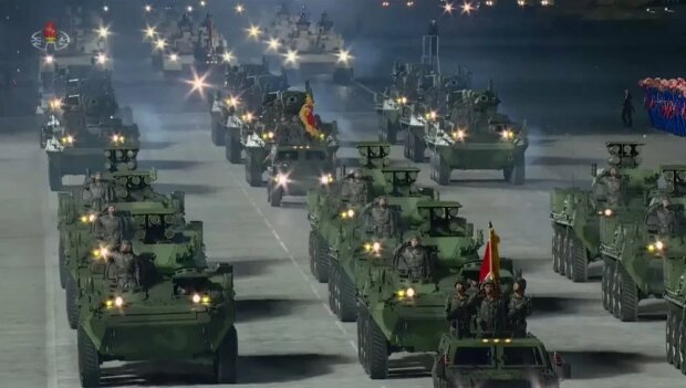 военный парад в Северной Корее